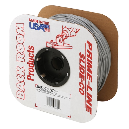 Prime-Line Bulk Screen Spline, 0.155 Inch Diameter, 250ft. Roll, Black P 7670